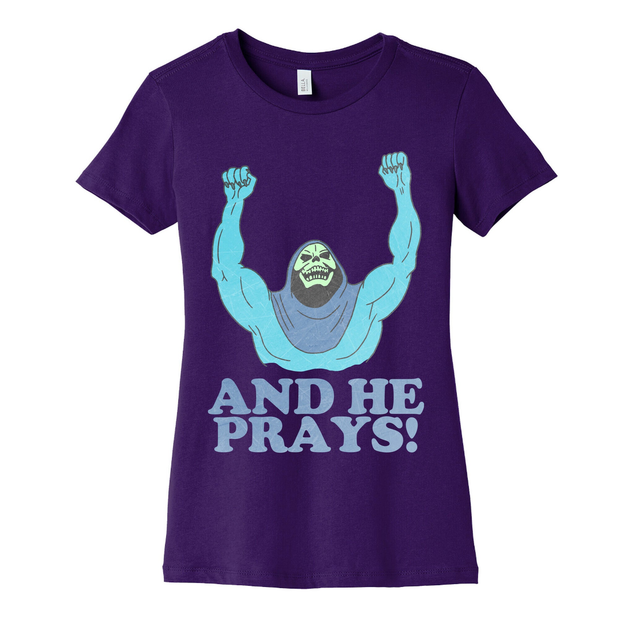 SKELETOR (AND HE PRAYS!) - VINTAGE Women's Cotton Tee
